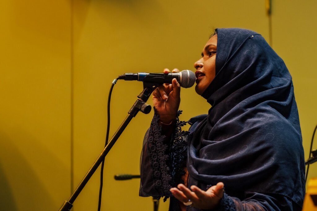 singing at Dovetail Orchestra